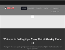 Tablet Screenshot of bulldoggym.com.au